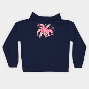 Pink tiger Kids Hoodie